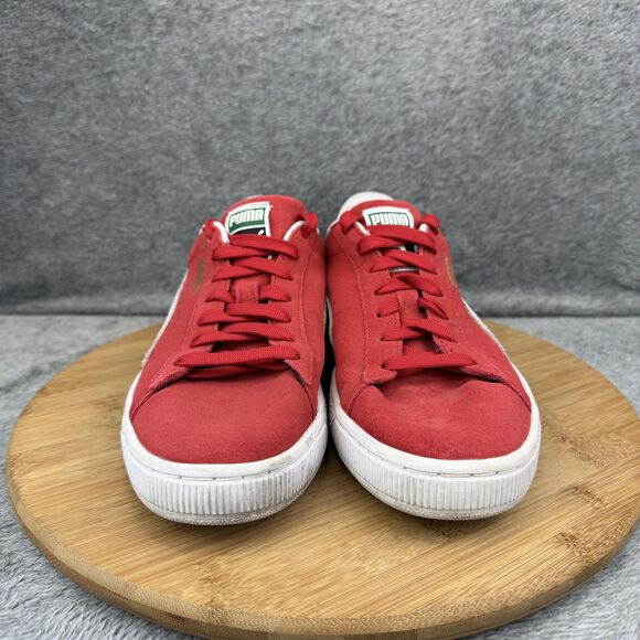 Puma Suede Shoes Mens Size 9 Red White Low Top Athletic Sneakers 352634 65 main image 11